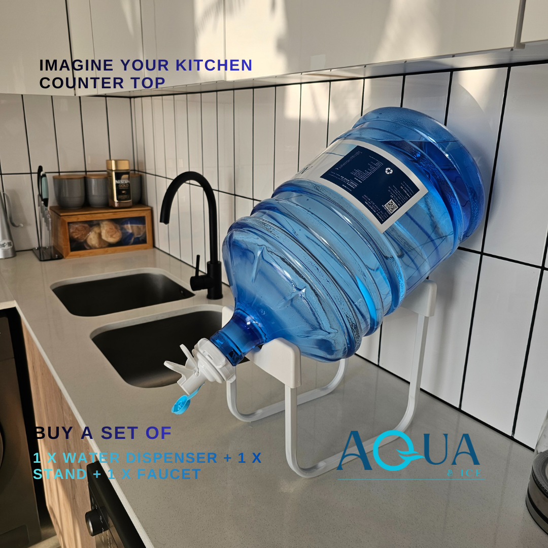 Water Dispenser + Stand + Water Faucet Set